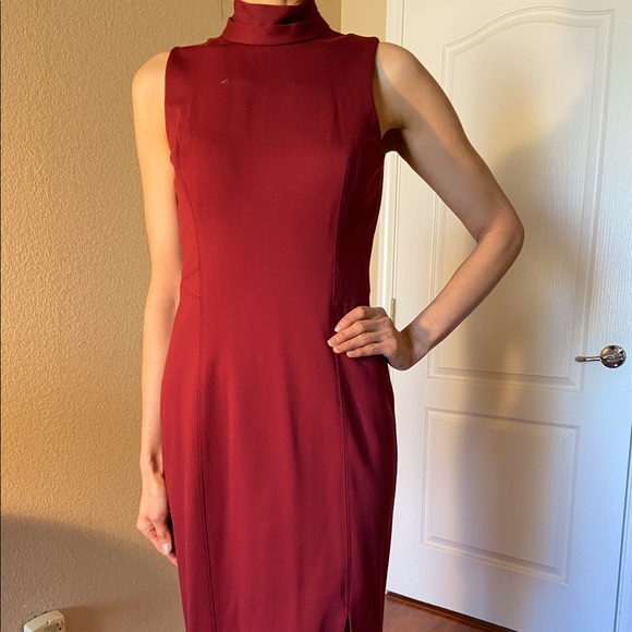 White House Black Market Dresses & Skirts - Sleek Burgundy Dress